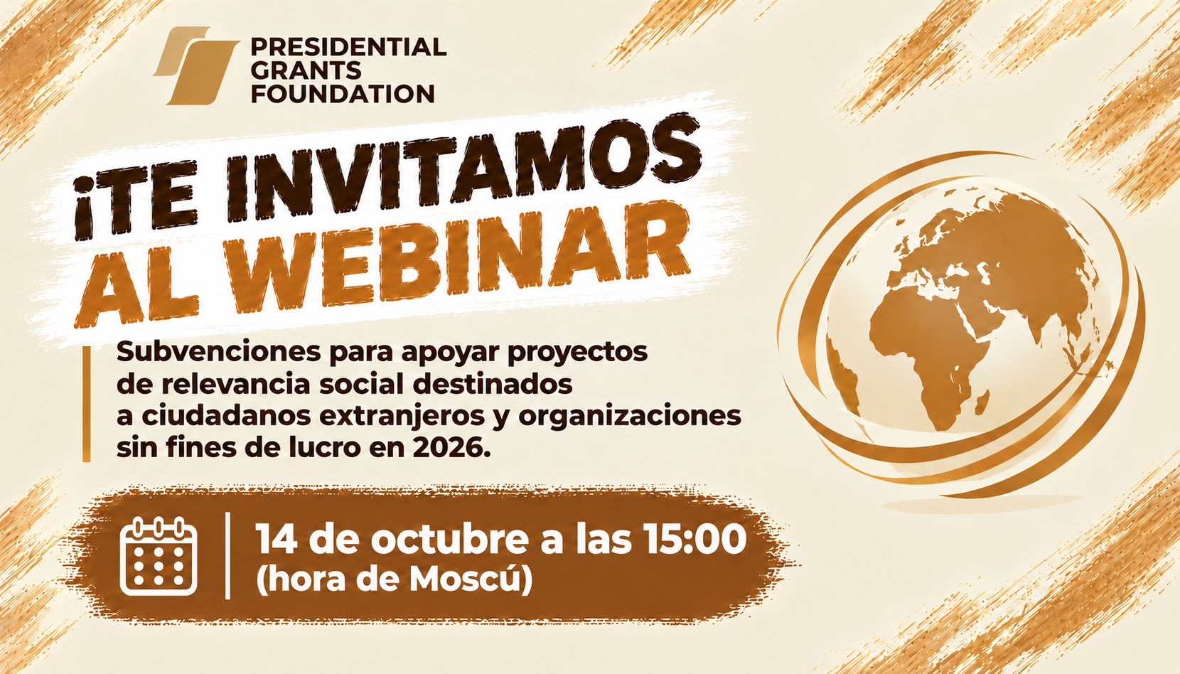 Abierto el plazo de inscripción al seminario web «Subvenciones para apoyar proyectos de relevancia social destinados a ciudadanos extranjeros y organizaciones sin fines de lucro en 2026»